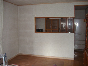 対面キッチンリフォームBefore