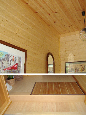 室内リフォームで玄関ホールにアクセント