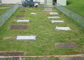 浄化槽鋼製蓋工事　担当　渡辺真次