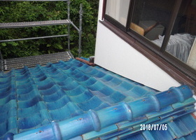 雨漏れ修繕工事　担当　渡辺真次