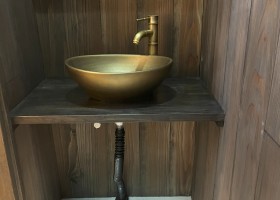 店舗 洗面所 ﾘﾌｫｰﾑ工事　担当：高橋直仁